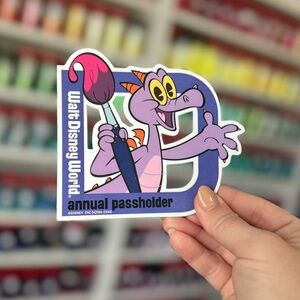 2023 Walt Disney World Figment Annual Passholder Magnet Official